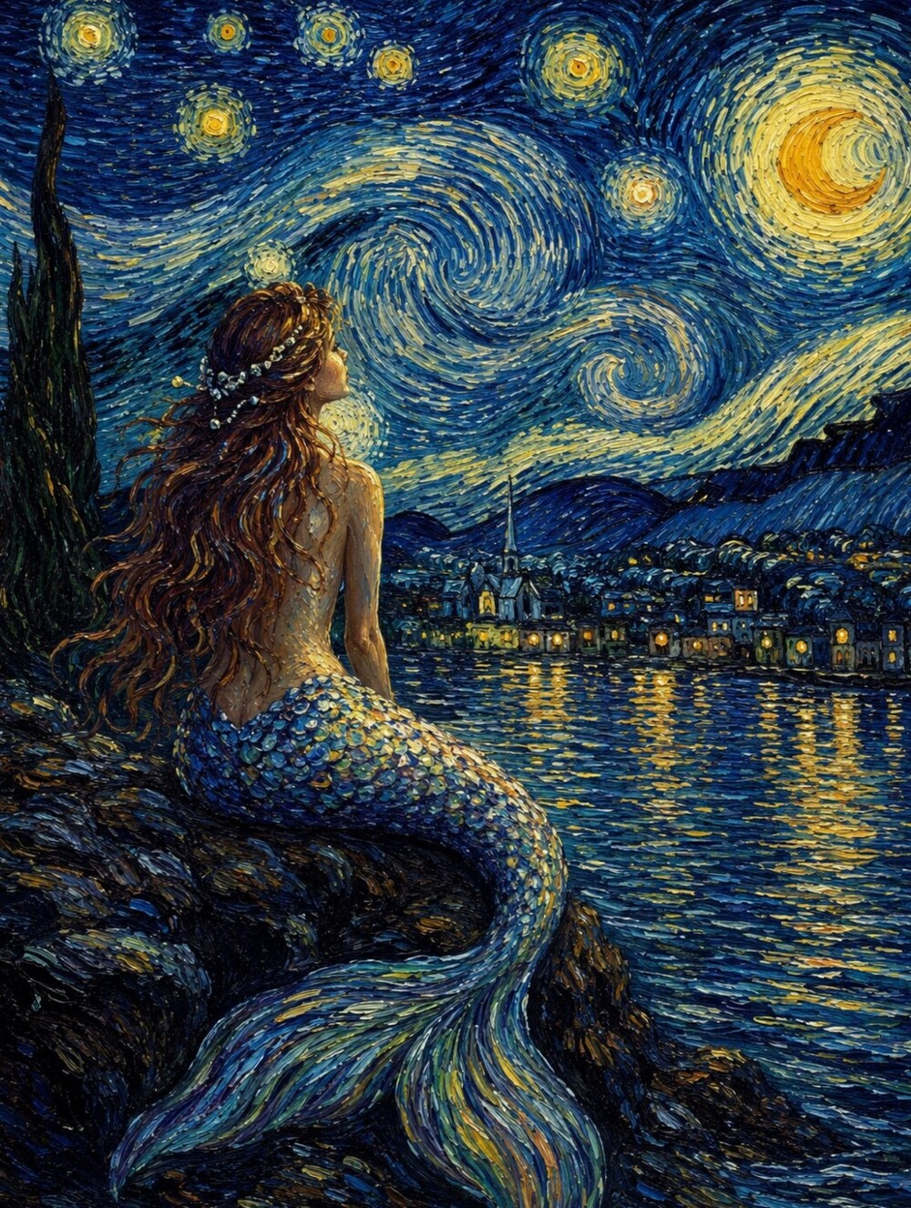Beautiful Mermaid Print